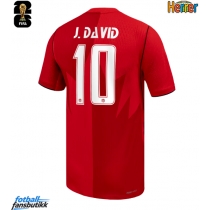 Canada Jonathan David #10 Hjemmedrakt VM 2026 Kortermet